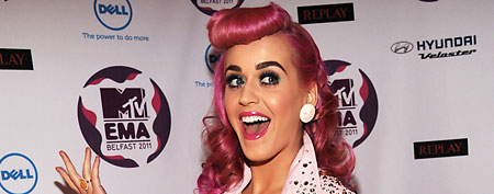 Singer Katy Perry attends the MTV Europe Music Awards 2011 at the Odyssey Arena on November 6, 2011 in Belfast, Northern Ireland. (Kevin Mazur/WireImage)