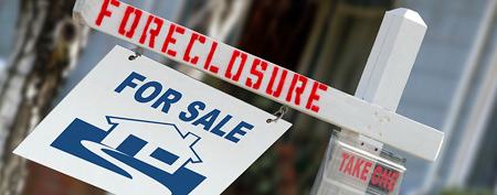 Home foreclosure sign. (ThinkStock)
