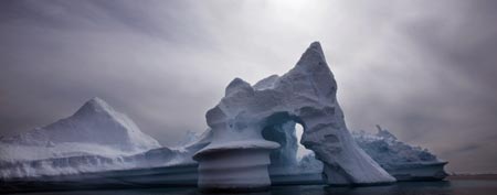 In this July 19, 2007 file photo, an iceberg is seen off Ammassalik Island in Eastern Greenland. (AP Photo/John McConnico, File)