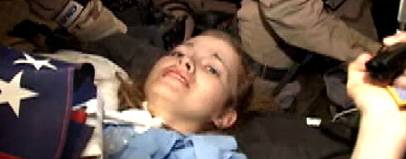 File photo shows rescue of Jessica Lynch in 2003 (AP/U.S. Central Command)