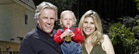Steffanie Sampson, fiancée of actor Gary Busey, swaps lives with Gayle Haggard, wife of former evangelical icon Ted Haggard in "Celebrity Wife Swap” (Dave Bentley/ABC)
