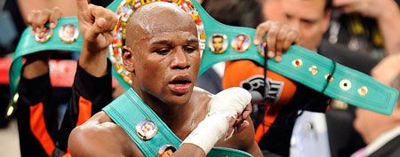 Boxer Floyd Mayweather Jr. (Getty Images)