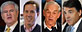 GOP presidential contenders Newt Gingrich, Rick Santorum, Ron Paul, and Rick Perry. (AP Photos)