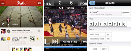 Path, NBA Game Time 2011-2012, and Wolfram Words Reference