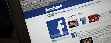 The Facebook Web site is displayed on a laptop computer on May 9, 2011 in San Anselmo, California. (Getty Images)
