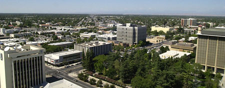 A view of downtown Fresno, Calif. (AP Photo/David Hunter)