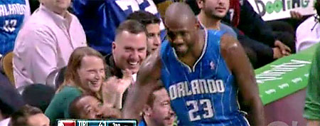 Orlando's Jason Richardson (Screen grab courtesy of Yahoo! Sports Minute)