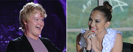 (L-R) Ben Harrison, Jennifer Lopez (Both photos Michael Becker / FOX)