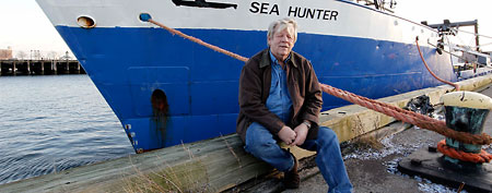 Greg Brooks, co-manager of Sub Sea Research. (AP Photo/Winslow Townson)