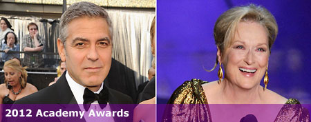 (L-R) George Clooney (Steve Granitz/WireImage); Meryl Streep (Kevin Winter/Getty Images)