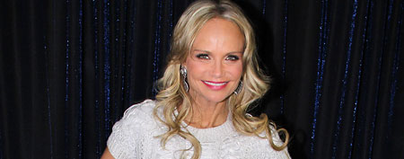 NEW YORK, NY - FEBRUARY 28: Kristin Chenoweth promotes 'GCB' on 'Show People' as she visits Broadway.com Studios in Times Square on February 28, 2012 in New York City. (Photo by Bruce Glikas/FilmMagic)