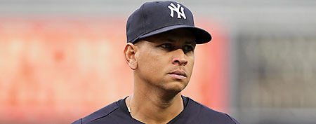 New York Yankees third baseman Alex Rodriguez (13) before game one of the 2011 ALDS against the Detroit Tigers at Yankee Stadium. Mandatory Credit: Anthony Gruppuso-US PRESSWIRE