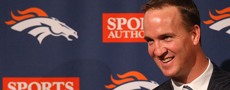 Quarterback Peyton Manning (Photo by Justin Edmonds/Getty Images)