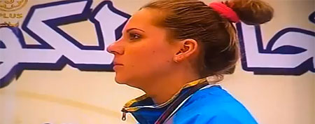 Maria Dmitrienko  (Y! Sports screengrab)