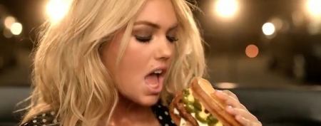Kate Upton's racy burger ad via Carl's Jr/YouTube