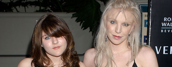 Courtney Love and Frances Bean Cobain (Photo by Gregg DeGuire/WireImage)