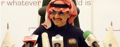 الأمير الوليد بن طلال: 36 شهرا من اليوم ستحصل المملكة على أعلى برج في العالم (AFP)
