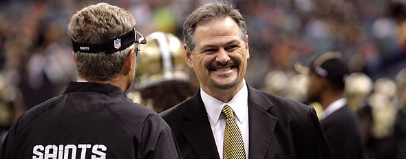 Saints general manager Mickey Loomis (Getty Images)