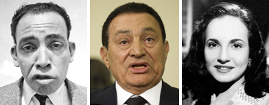 ماذا يفعل حسني مبارك مع شادية وإسماعيل ياسين؟