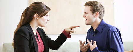 Couple arguing (Thinkstock)