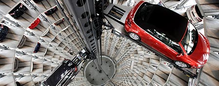 Porsche's futuristic parking solution