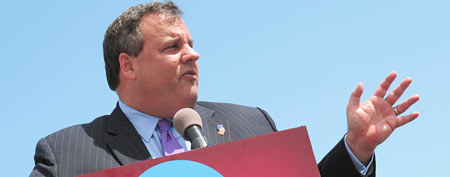 Governor takes on feds over sports wagering. In this photo: New Jersey Gov. Chris Christie speaks in Atlantic City, N.J., on Thursday, May 24, 2012. (AP Photo/Wayne Parry)