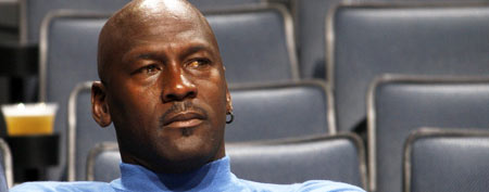 Michael Jordan, co-owner of the Charlotte Bobcats (Getty Images)