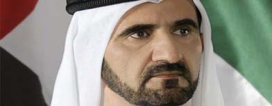 حاكم دبي يزور الطفلة ميرة التي هزت قصتها الإمارات