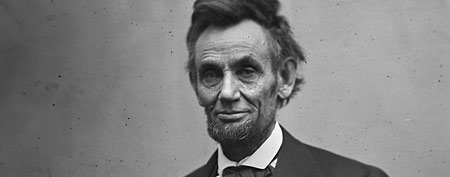 Abraham Lincoln en una imagen tomada por el fotógrafo Alexander Gardner en la Galería Gardner de Washington, D.C., durante la guerra civil. (AP Photo/Library of Congress/Alexander Gardner)