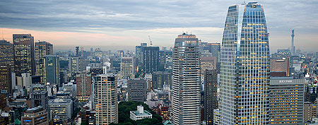 City skyline viewed from the Tokyo Tower, Minato Ward, Tokyo, Japan (The Canadian Press)