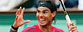 Spain's Rafael Nadal reatcs as he plays Serbia's Novak Djokovic during their men's final match in the French Open tennis tournament at the Roland Garros stadium in Paris on Sunday. (AP Photo/Michel Euler)