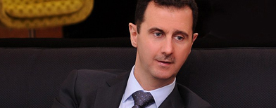 الأسد مقابلة تلفزيونية: الحديث منطقة