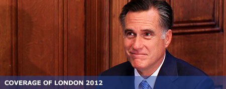 Mitt Romney ridiculed in British press (Getty Images)