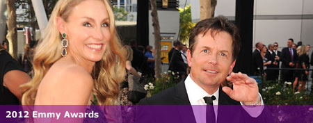 Michael J. Fox (R) and wife Tracy Pollan (Jeff Kravitz/FilmMagic)
