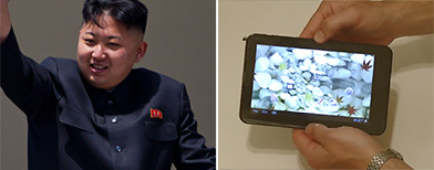 Kim Jong-un and North Korea's tablet (PA)