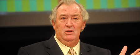 Dr. Richard Leakey at the First Scholastic Kids Gorilla Summit at Scholastic Auditorium on September 26, 2008 in New York City. (Photo by Brad Barket/Getty Images for Turtle Pond Publications)