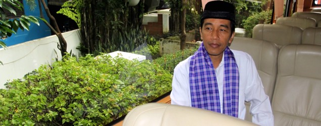 Calon presiden yang diusung PDI Perjuangan, Joko Widodo. Foto: Antara/Dhoni Setiawan