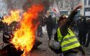 Unrest returns to Paris with worst yellow vest violence in weeks