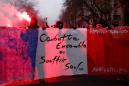 French strike against Macron reforms enters day two