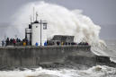 UK faces another fierce storm; 2 found dead in rough seas
