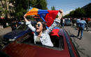 Acting Armenia leader suggests election as protests roll on