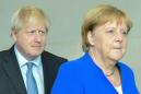 During Johnson visit, Merkel voices hope on avoiding Brexit chaos