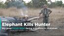 Big game hunter crushed to death by falling elephant that was fatally shot