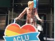 Chelsea Manning attends first LGBT Pride event as a free woman