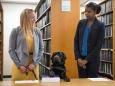 This very good girl was sworn into an Illinois state's attorney's office to provide support for sexual assault victims