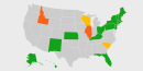 Map: State-by-state breakdown of coronavirus travel restrictions