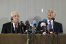 Palestinian chief and ex-Israeli PM show 2 sides can talk