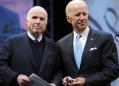 Joe Biden finds feud between John McCain and Donald Trump 'laughable'