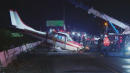 Small plane makes emergency landing on California interstate