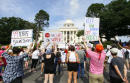 Hundreds protest Alabama abortion ban: 'My body, my choice!'